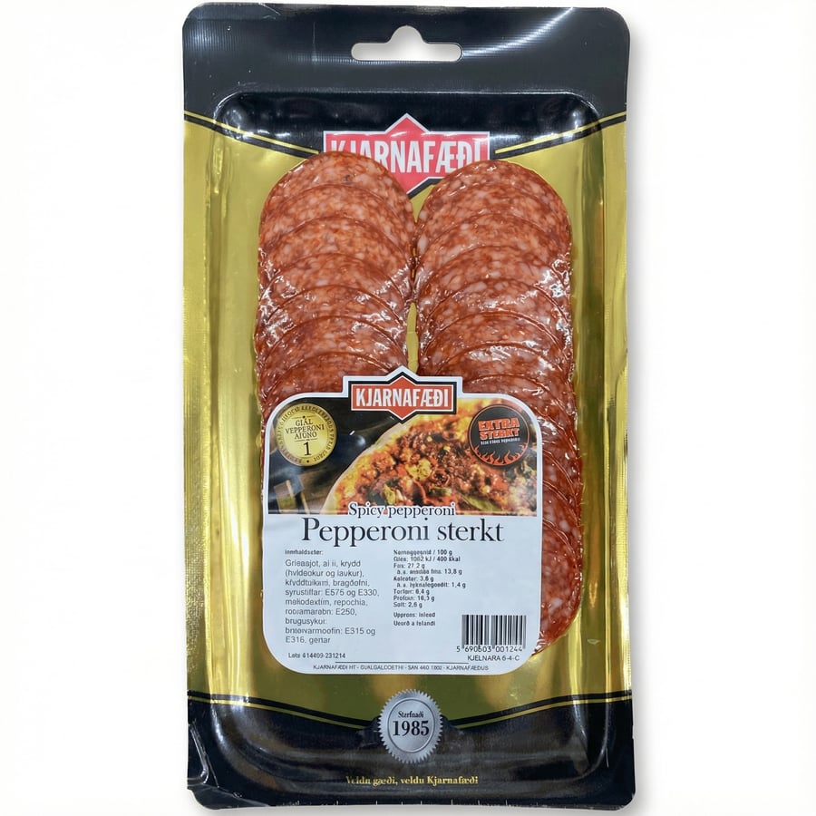 K.f álegg sterkt pepperoni 95 gr
