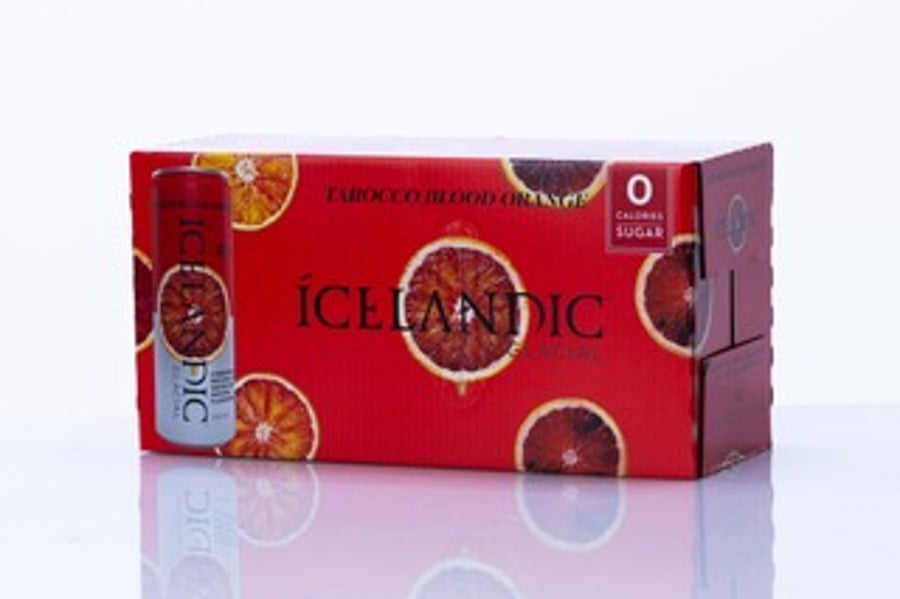 Icelandic Glacial kolsýrt vatn með blóðappelsínubragði 10 x 330 ml