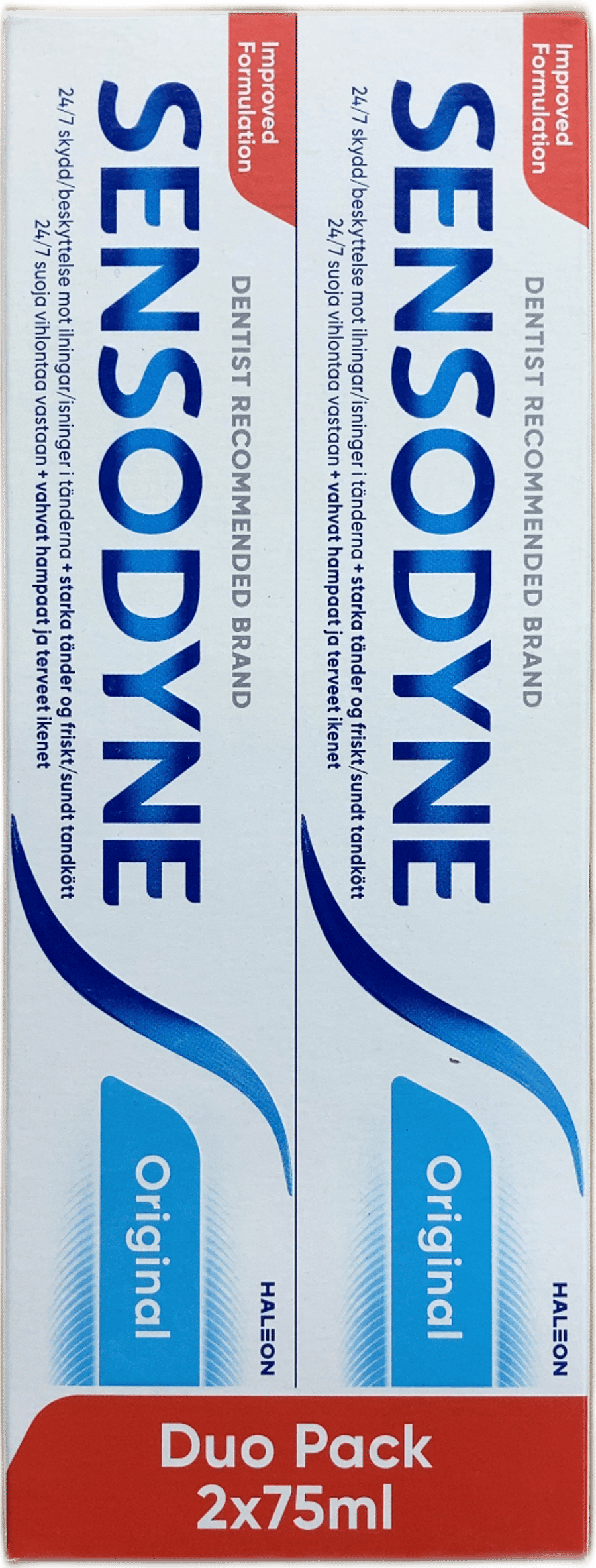 Sensodyne Original tannkrem tvípakki 2 x 75 ml