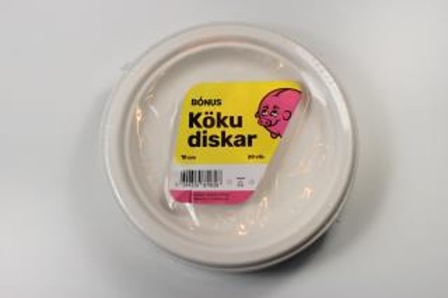 Bónus bio kökudiskar 18 cm 20 stk.