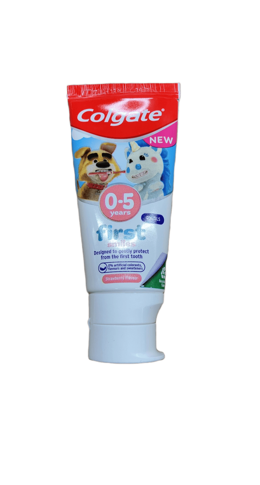 Colgate 0-5 ára Fyrsta tönn jarðarberjatannkrem 50 ml