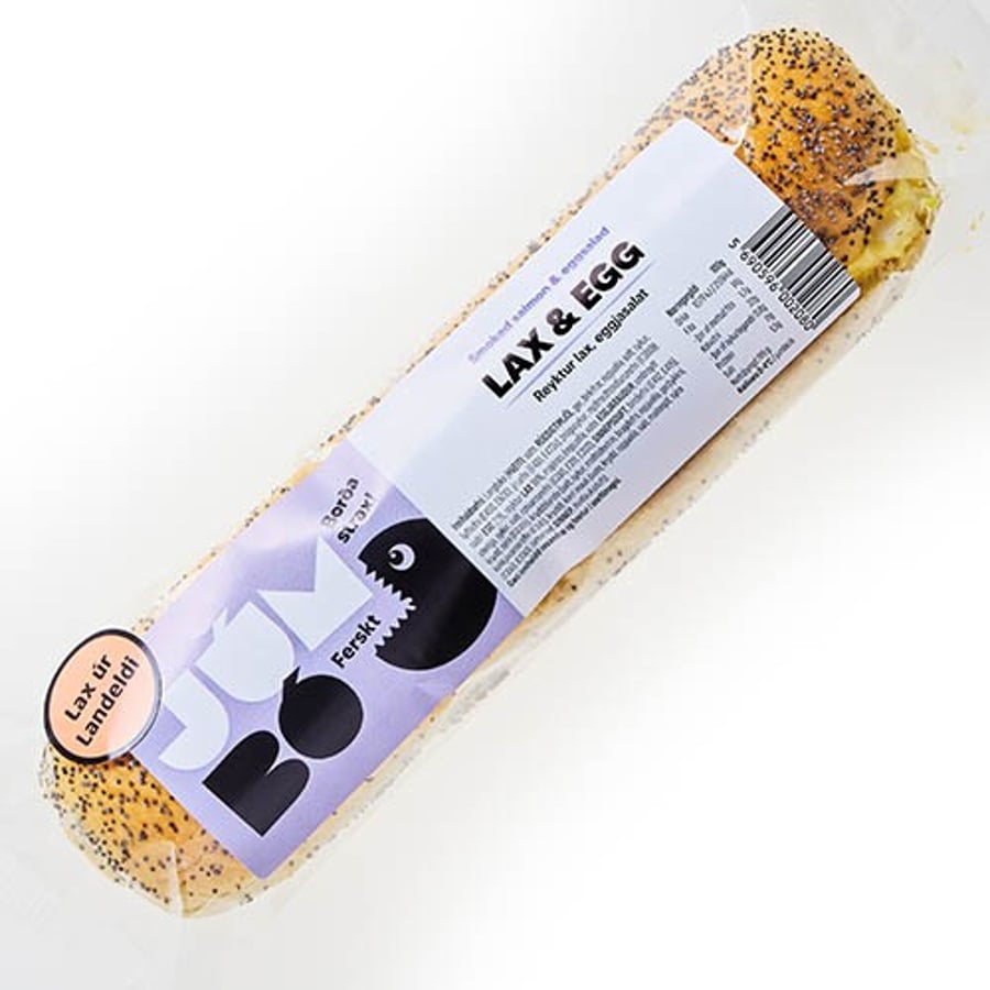 Jumbo langloka lax & egg 195 g