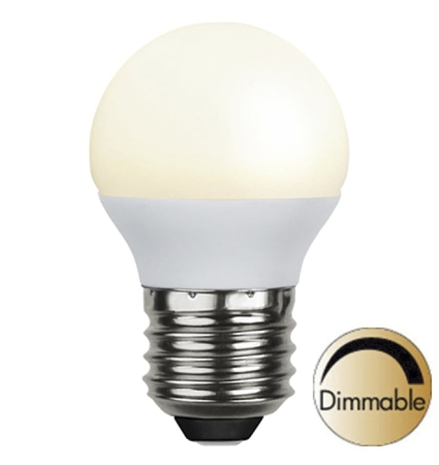 Illumination LED Opal E27 2700K 400lm 6W(35W) Dimmer compatible