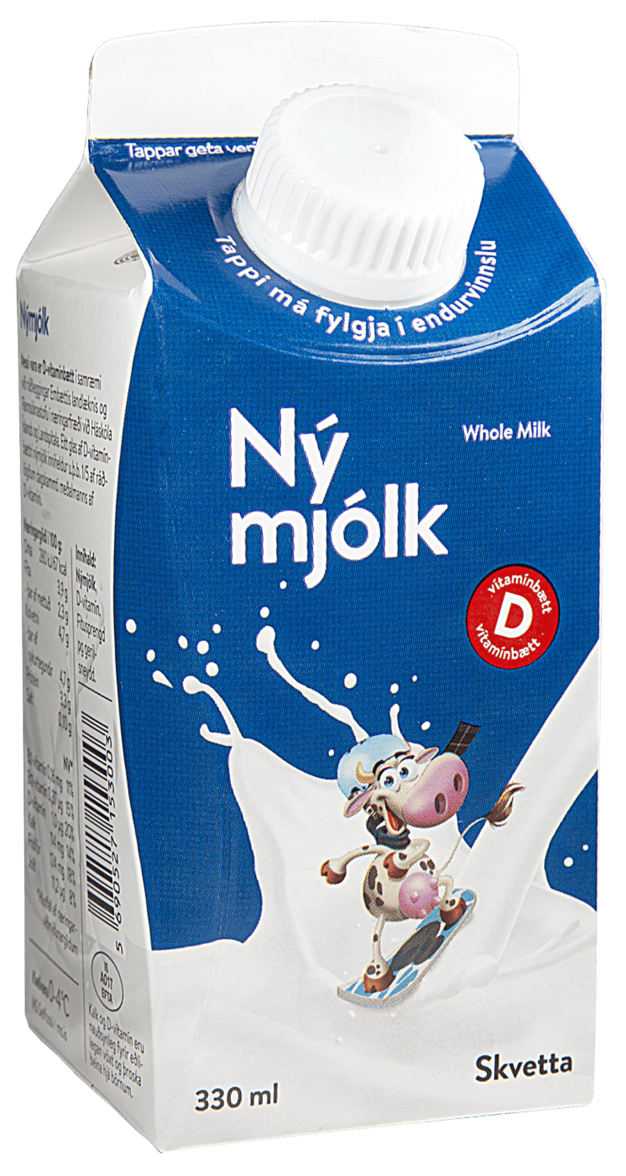 MS Nýmjólk D-vítamínbætt 330 ml