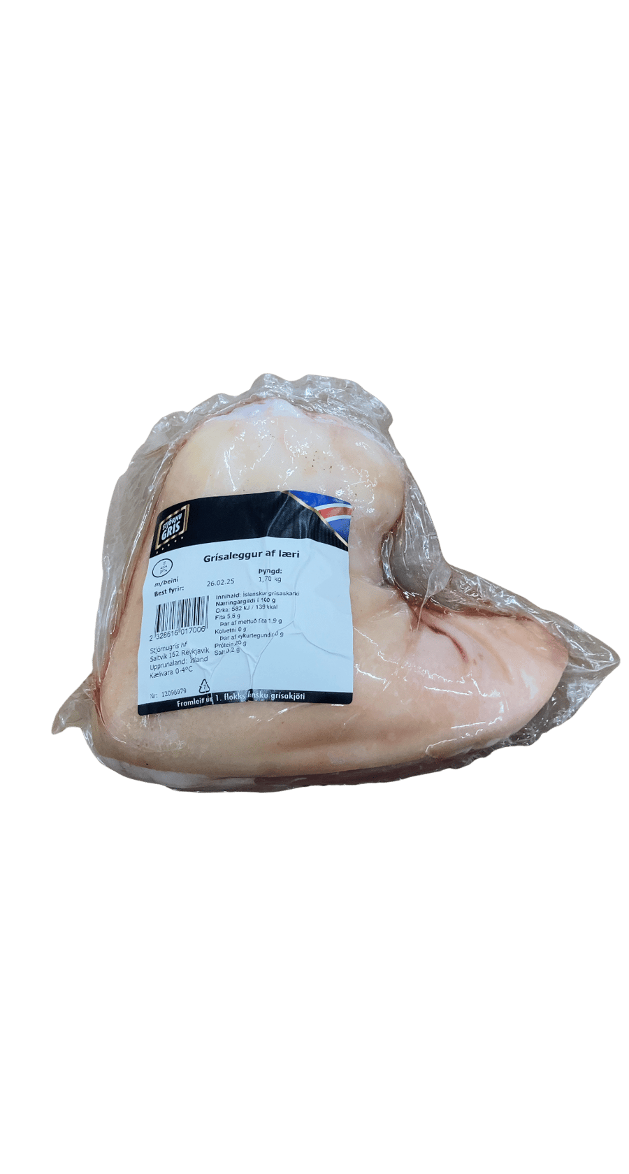 Stjörnugrís Grísaleggur af læri m/beini 1700 g