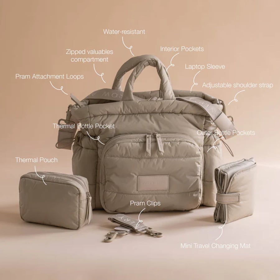 Baby Changing Tote Bag – Oyster