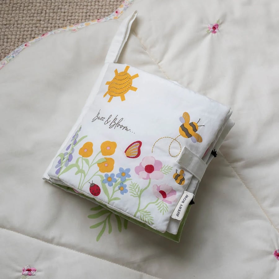 Baby Fabric Book – Wildflower Garden