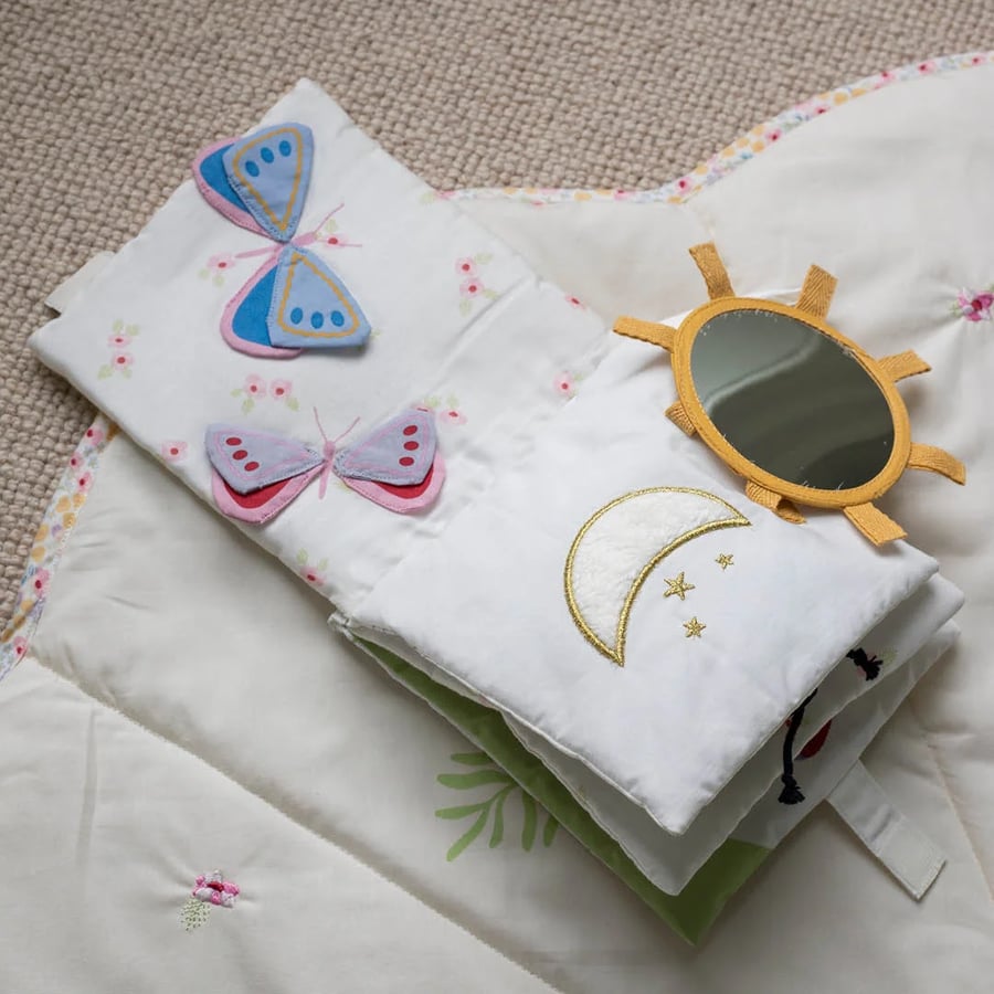 Baby Fabric Book – Wildflower Garden