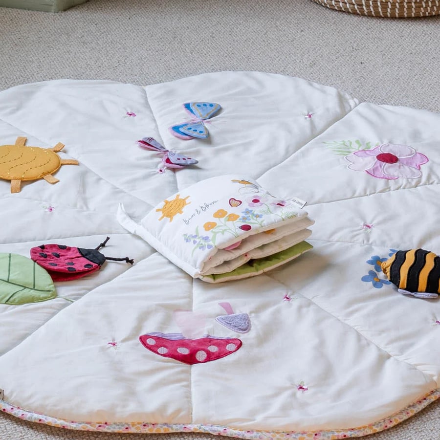 Baby Fabric Book – Wildflower Garden