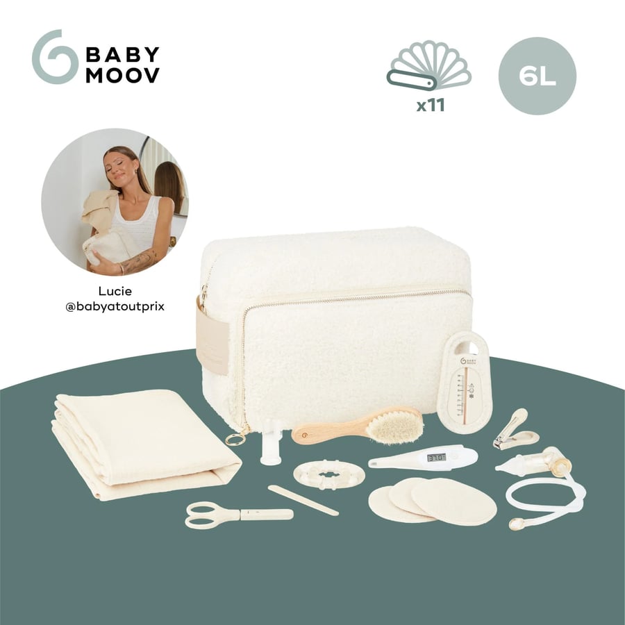Baby Toilet Bag – snyrtitaska barnsins – Curl White