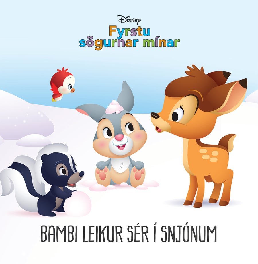 Bambi Leikur Sér í snjónum