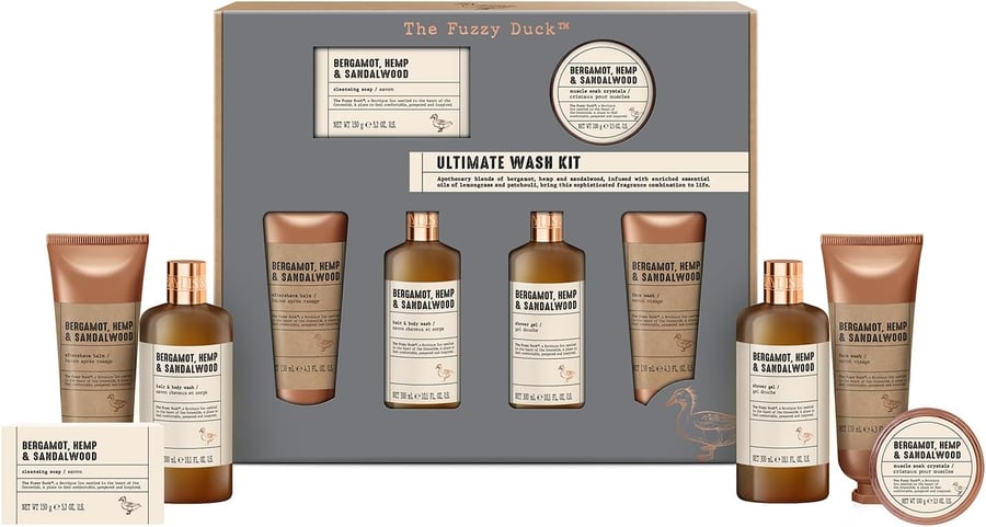 Baylis & Harding Bergamot, Hemp & Sandalwood Ultimate Wash Kit Gift Set