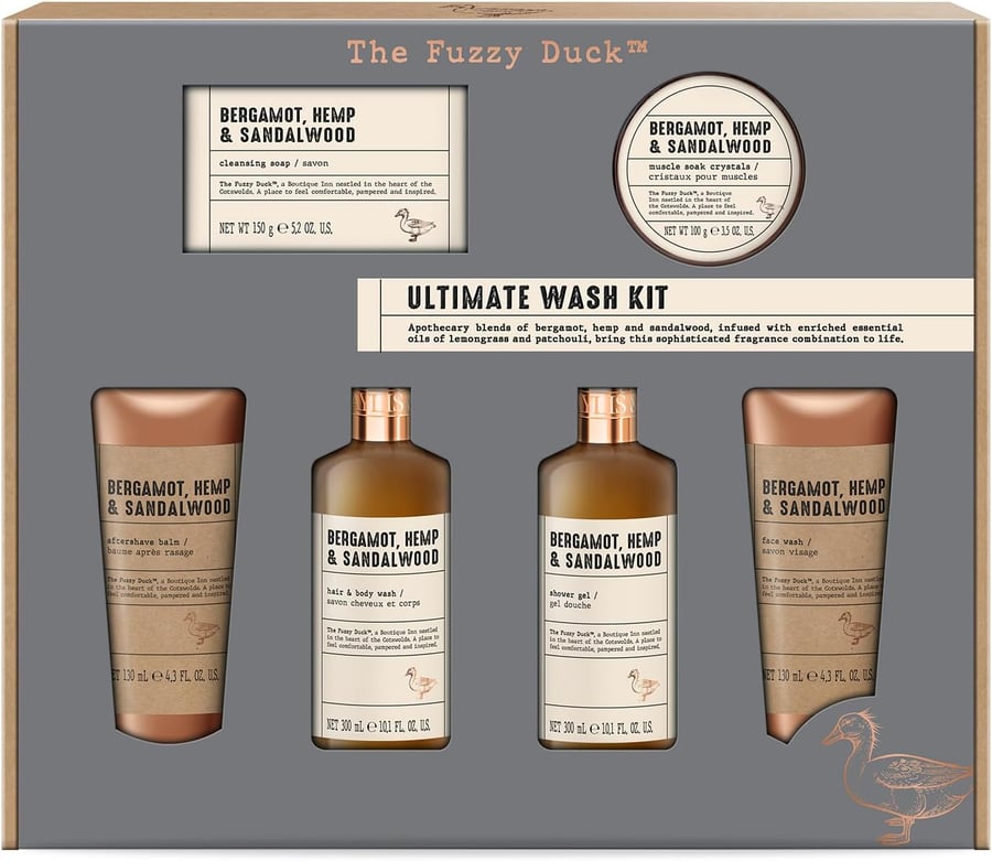 Baylis & Harding Bergamot, Hemp & Sandalwood Ultimate Wash Kit Gift Set