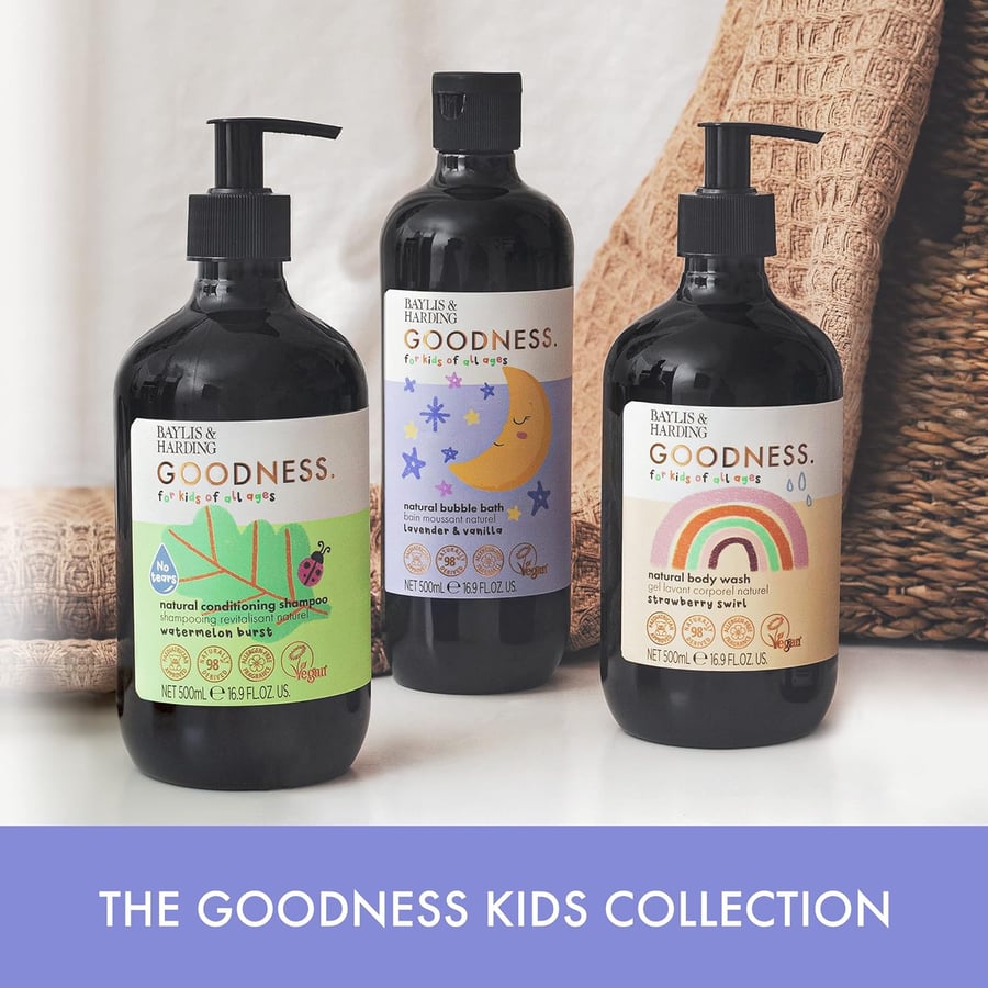 Baylis & Harding Goodness Kids Lavender & Vanilla Natural Freyðibað 500 ml