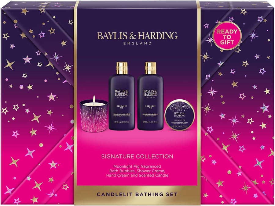 Baylis & Harding Moonlight Fig Lúxus Spa Gjafasett