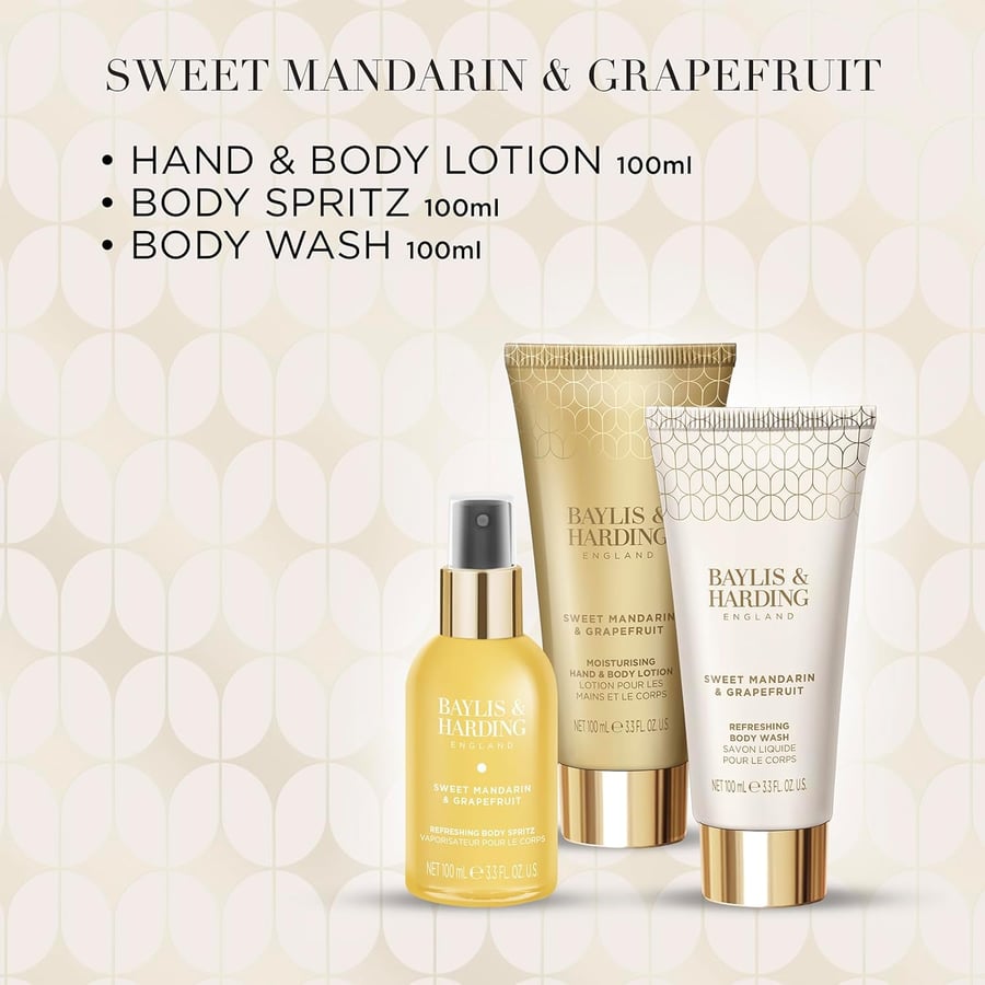 Baylis & Harding Sweet Mandarin & Grapefruit Snyrtitaska og baðvöru Gjafasett
