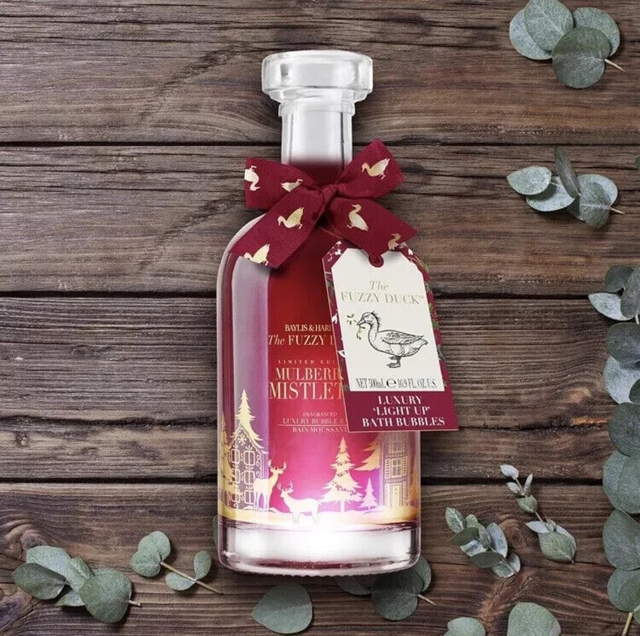 Baylis & Harding The Fuzzy Duck Winter Wonderland Light Up Bath Bubbles Decanter 500ml Gift