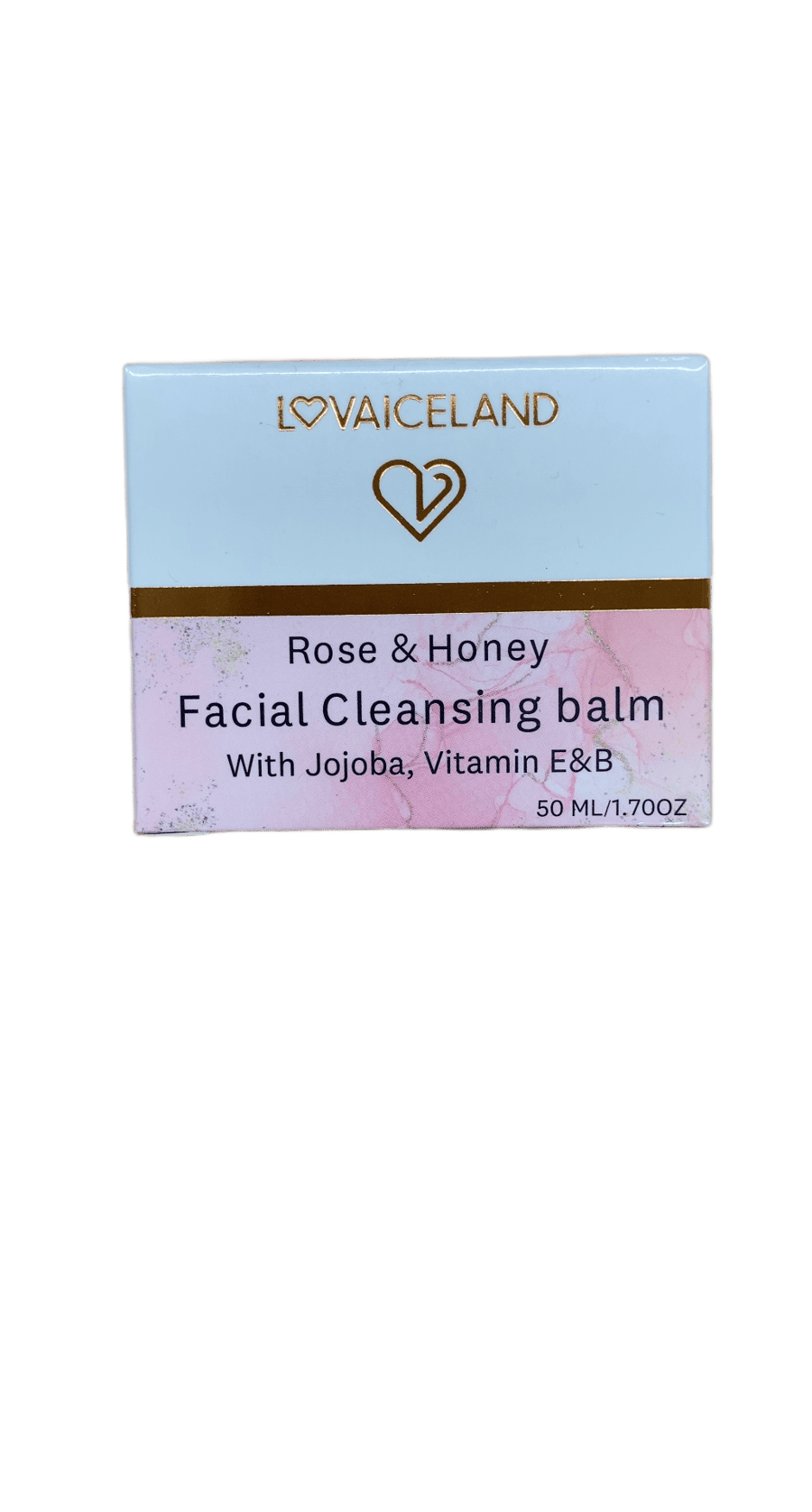 Lovaiceland Rósa- og hunangs andlitshreinsibalmur 50 ml