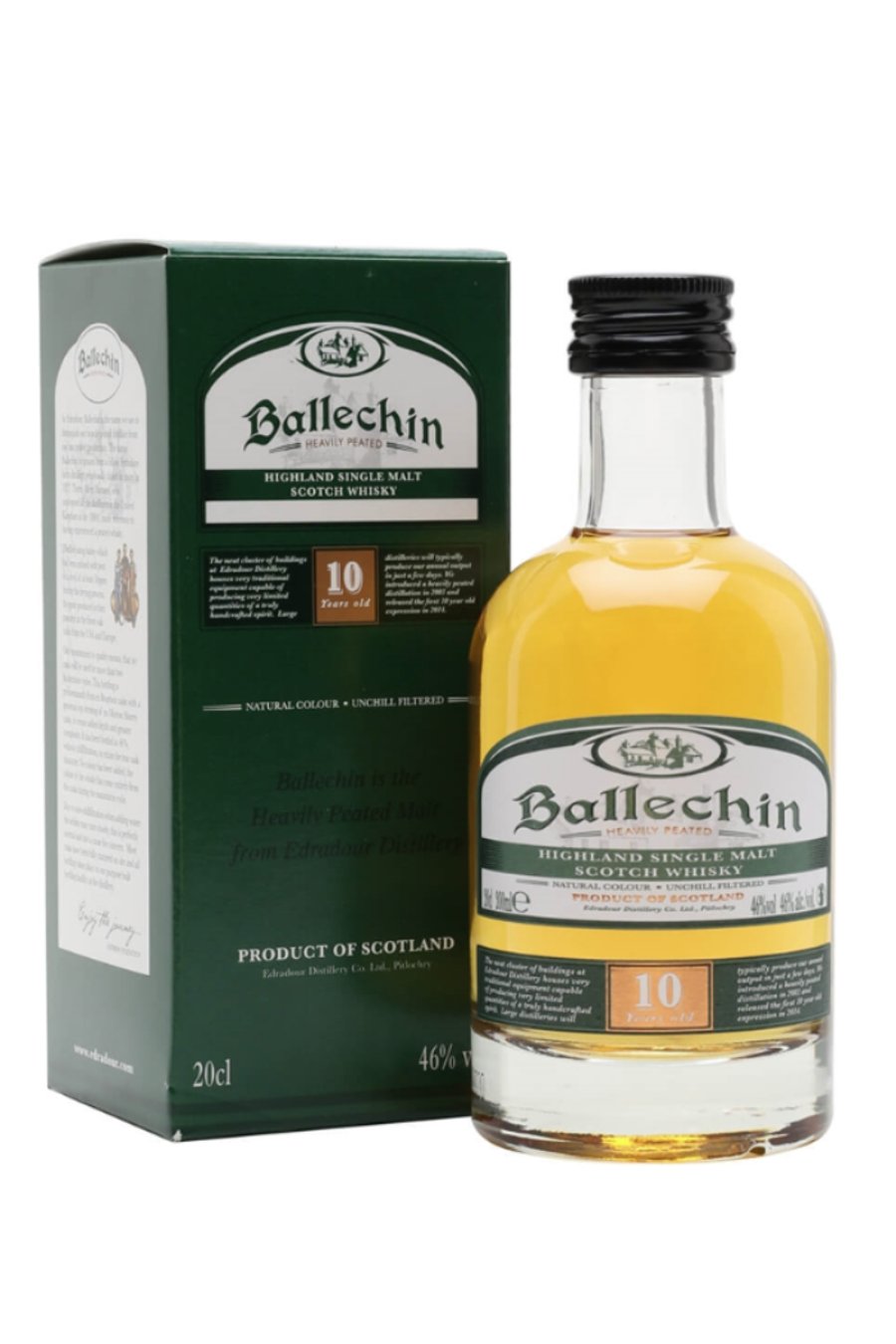 Ballechin 10 ára – The Discovery Series 46% (200 ml)