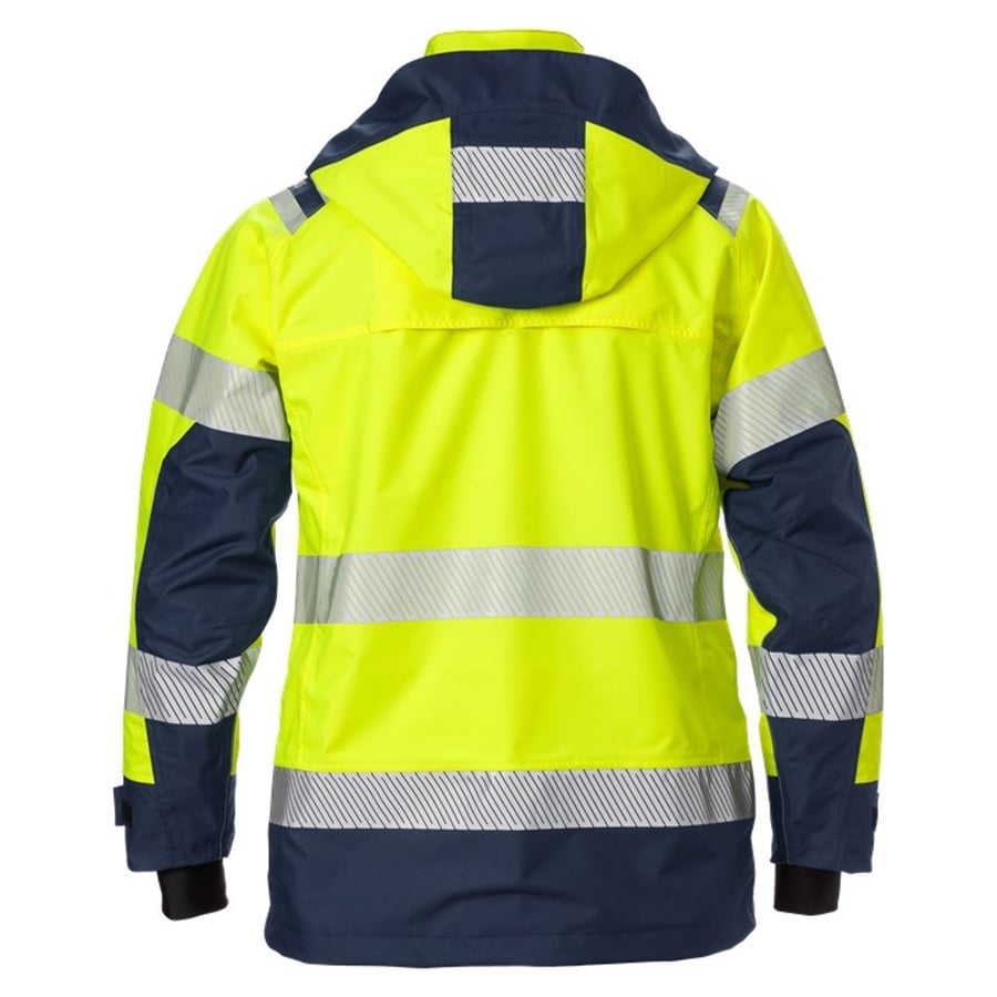 Fristads Airtech skeljajakki  HiViz gul og navy, dömu