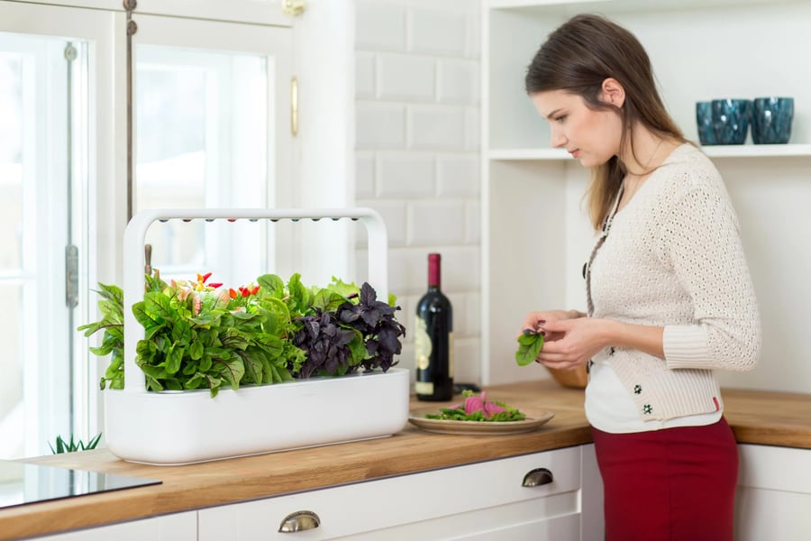 Click and Grow Smart Garden 9 Starter Kit HVÍTUR