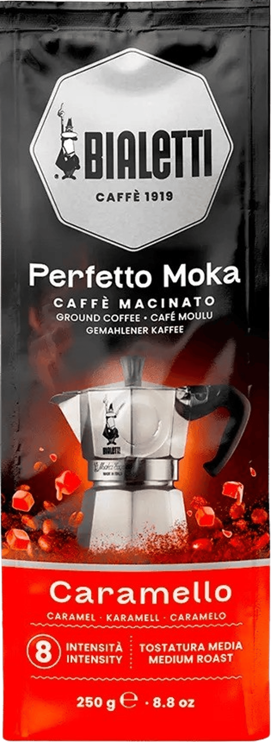 Bialetti Karamellu Kaffi  250g malað