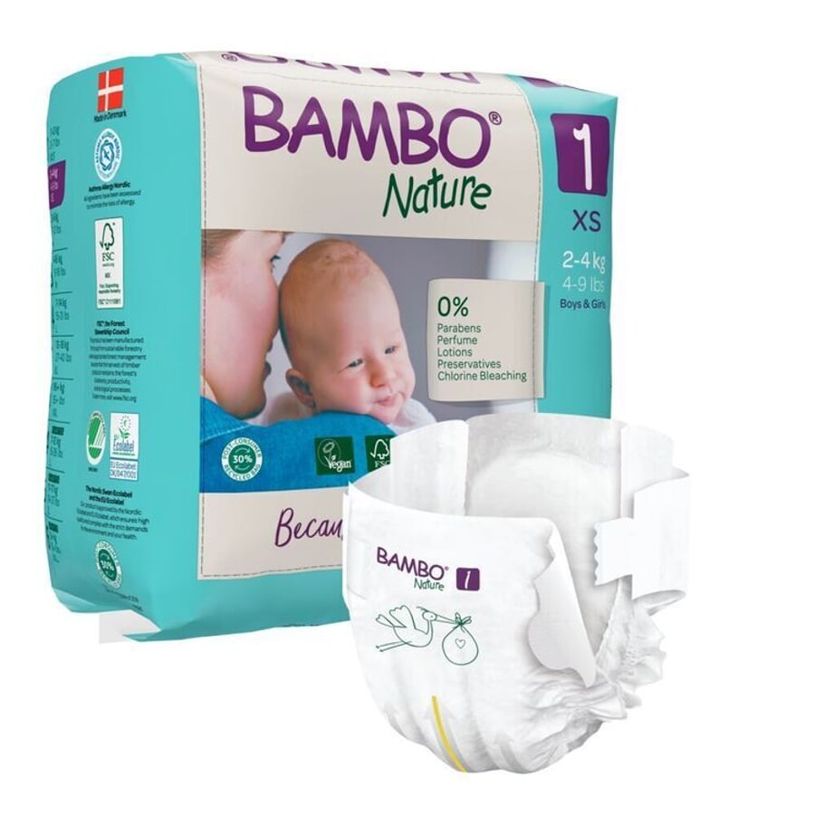 Bleiur Bambo Nature 1 (2-4kg),  22stk