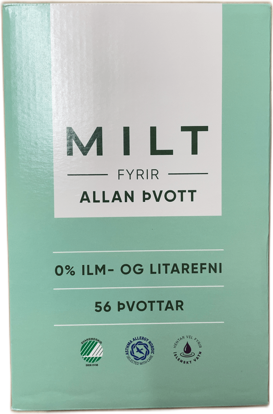 MILT washing powder 0% fragrance and colorants 2 kg