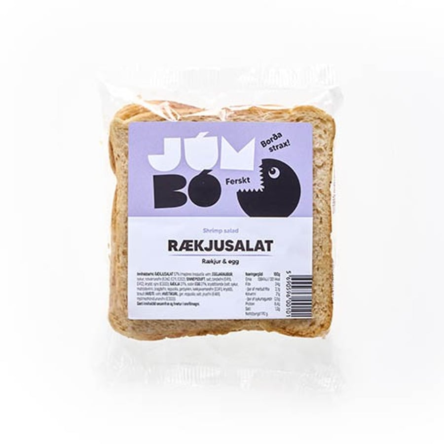 Jumbo samloka rækjusalat 170 g