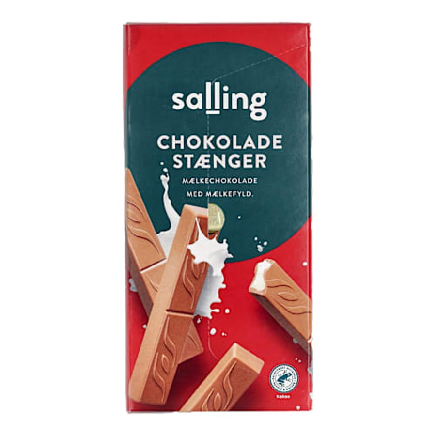 Salling súkkulaðistangir með mjólkurfyllingu 200 g