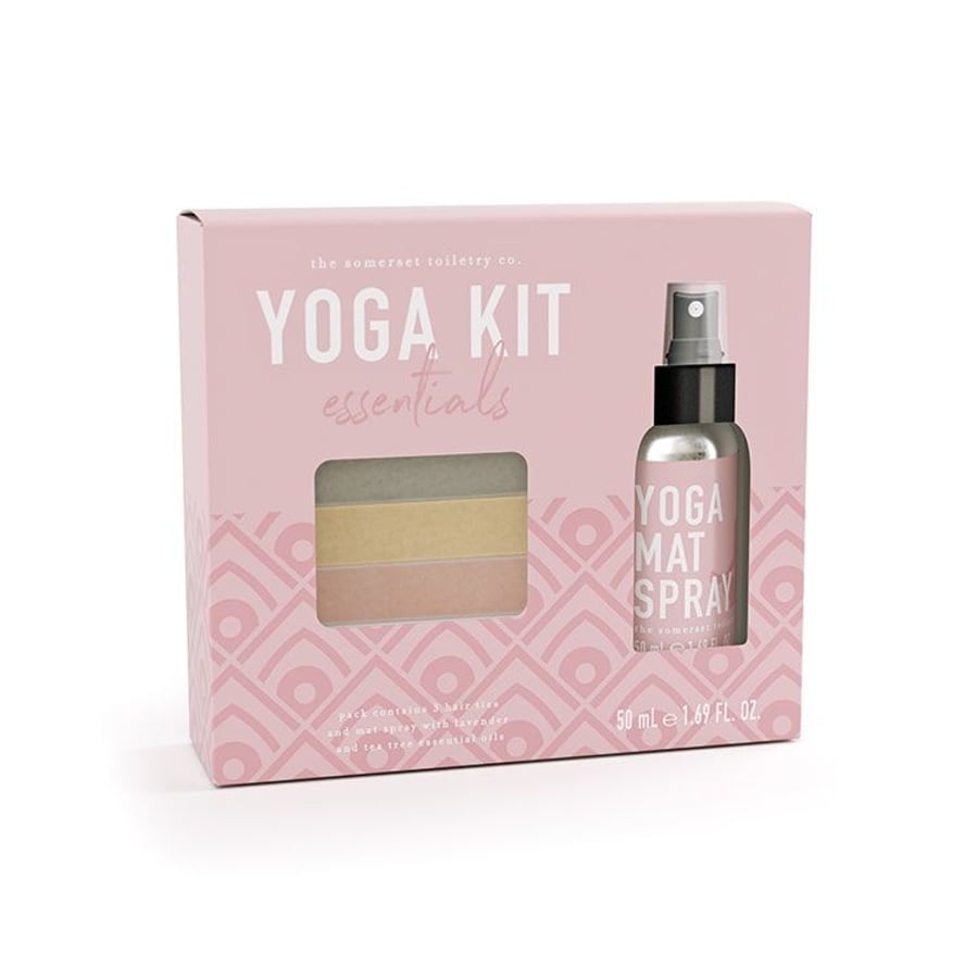The Sommerset Toileteries CoYoga Kit gjafasett hárteygjur og sótthreinsir