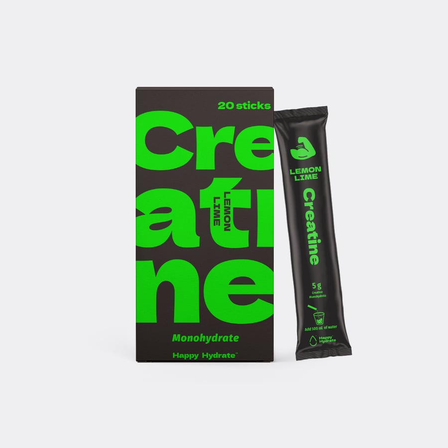 Happy Hydrate Creatine Xpress Lemon Lime 20 stk.