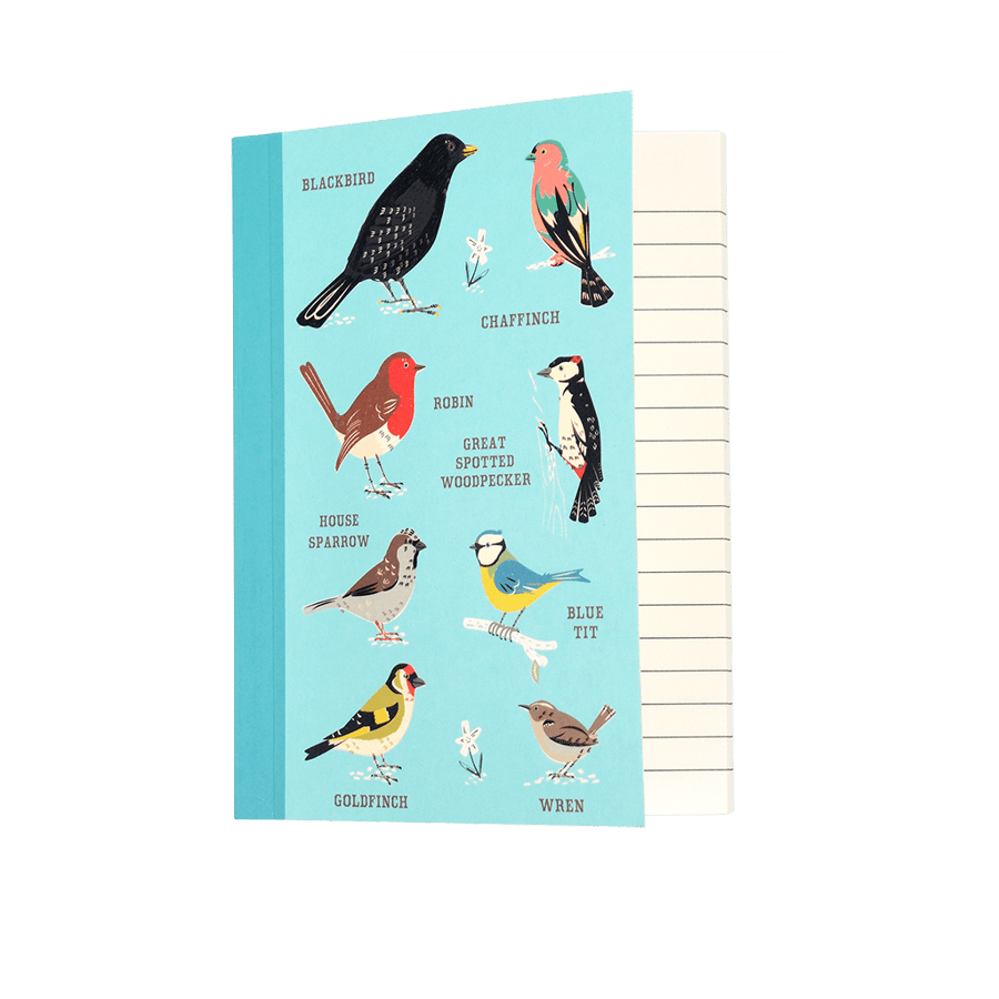 Stílabók - Garden Birds A6 Notebook