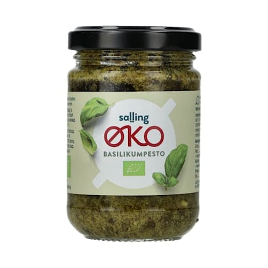 Salling ØKO lífrænt basilíkupestó 130 g