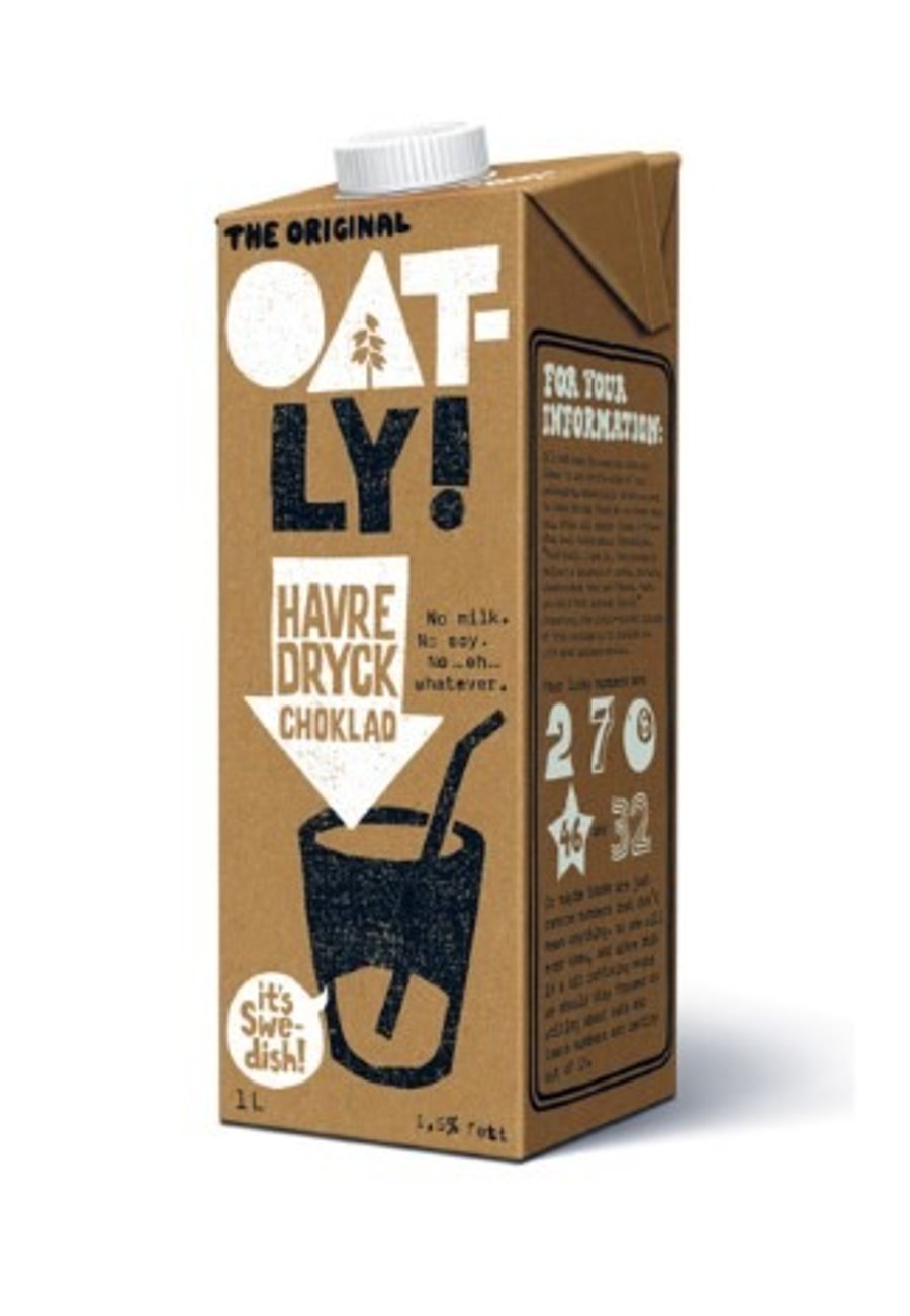 Oatly haframjólk súkkulaði 1 l