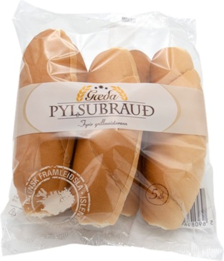 Gæðabakstur pylsubrauð 5 stk