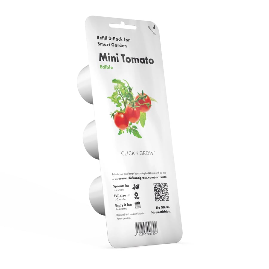 Click and Grow Smart Garden Áfylling 3-pack - Kirsuberja tómatar (Mini Tomato)