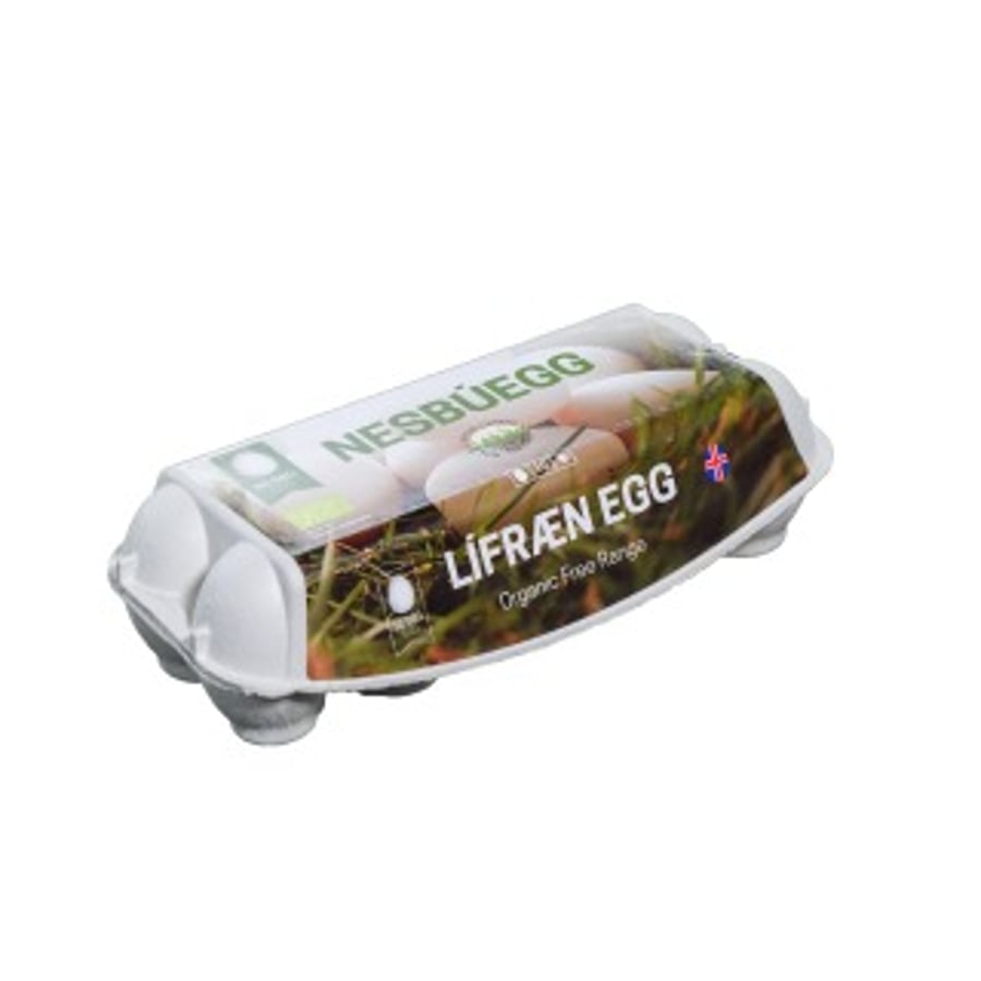 Nesbú lífræn egg 10 stk.