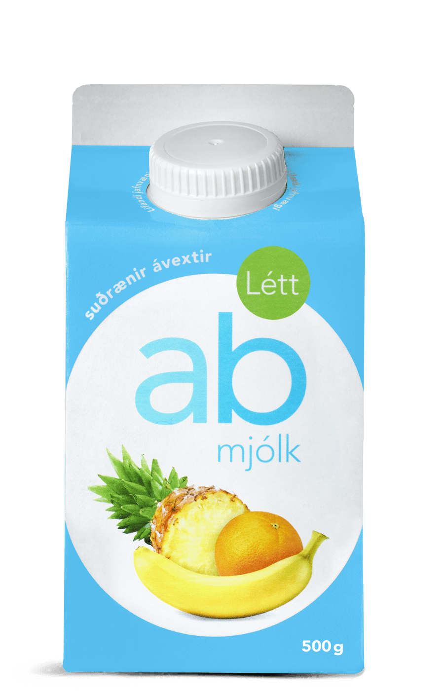 MS Létt ab-mjólk með suðrænum ávöxtum 500 g