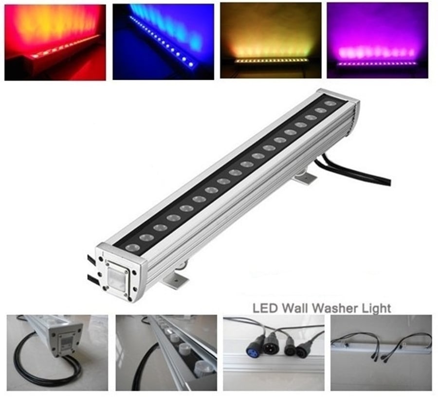 LED WALL WASHER 54W DMX512 IP65