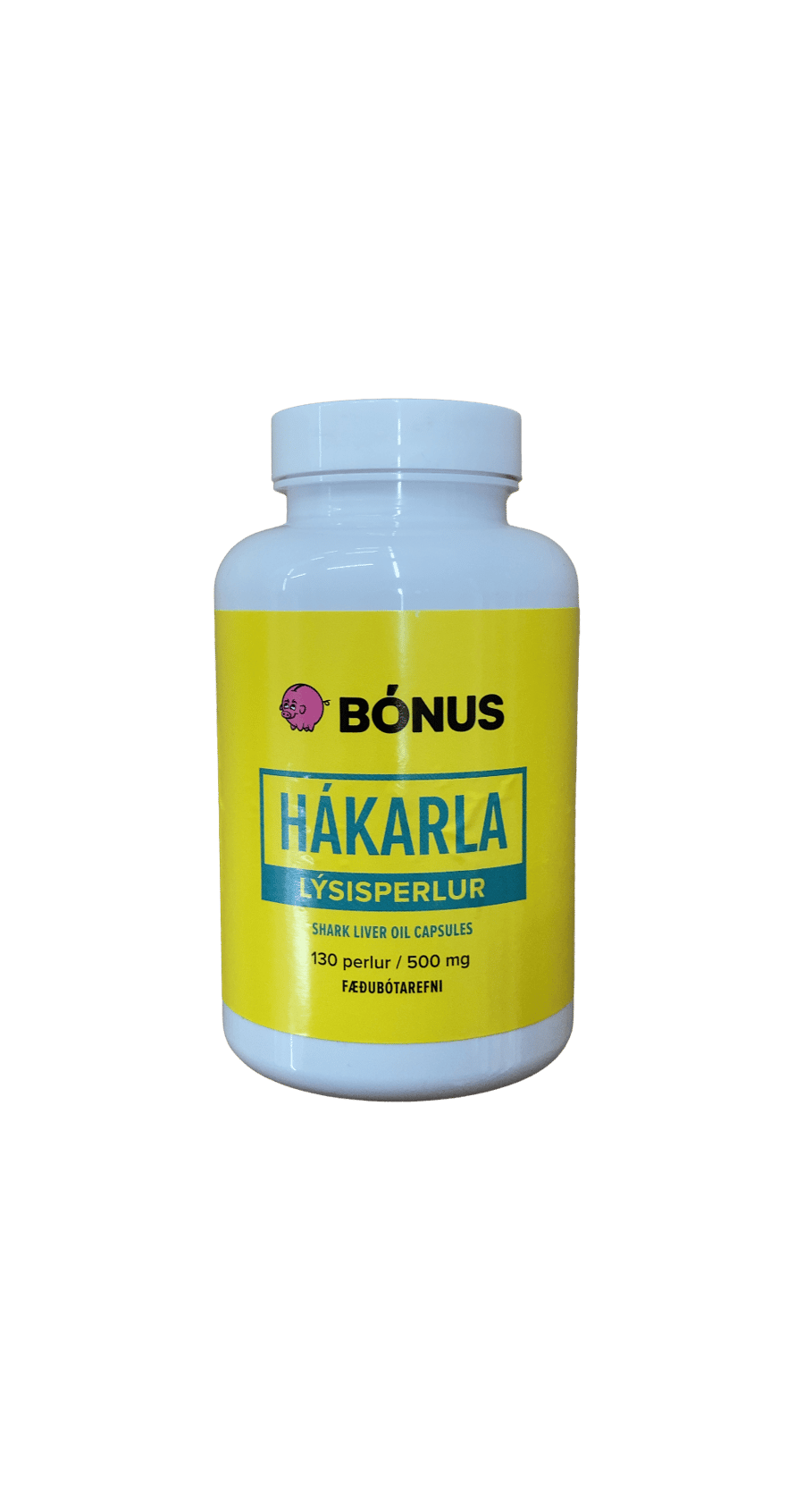 Bónus Hákarlalýsisperlur 500 mg 130 stk