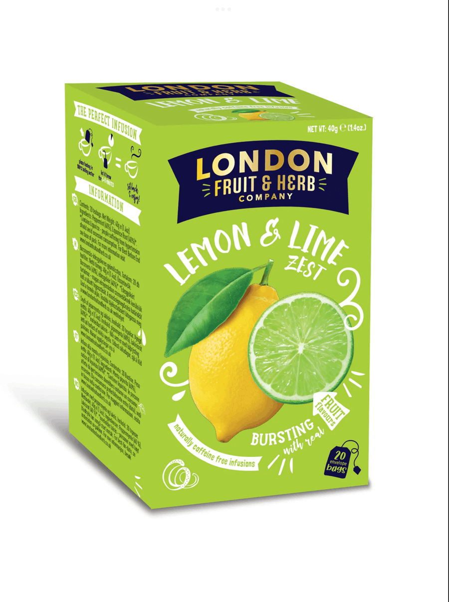 London fruit and herb lemon & lime 20 stk