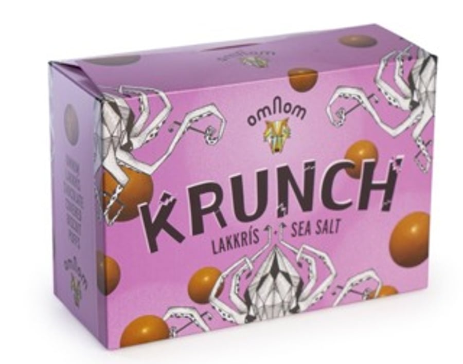 Omnom Krunch með lakkrís og sjávarsalti 200 g