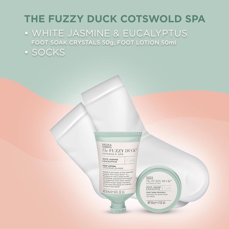 Baylis & Harding The Fuzzy Duck Cotswold Spa Lúxus Fótsnyrti- Gjafasett