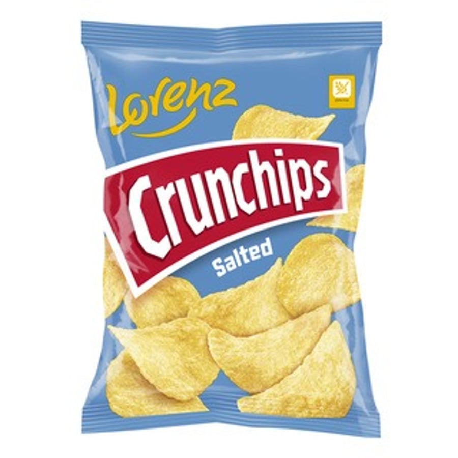 Lorenz Crunchips saltaðar kartöfluflögur 50 g