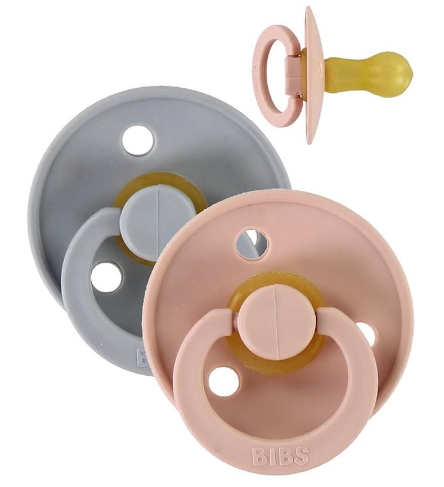 BIBS Colour Cloud/Blush Size 2 2pk
