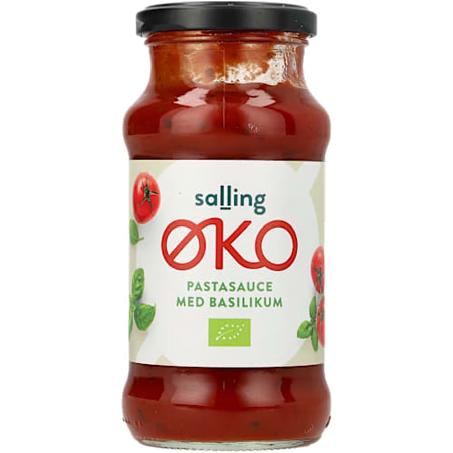 Salling ØKO lífræn pastasósa með basilíku 350 g