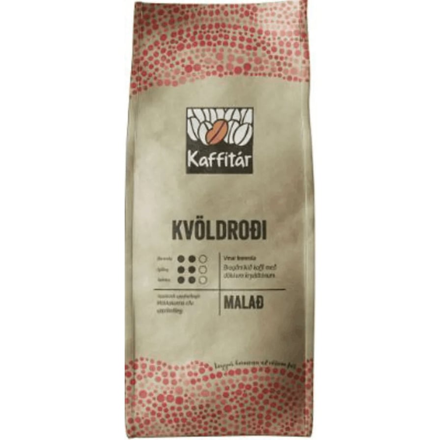 Kaffitár Kvöldroði malað
