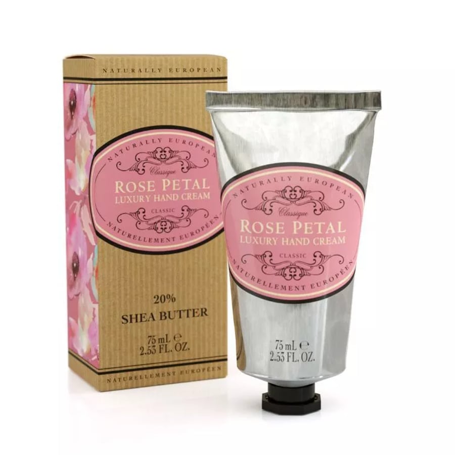 Naturally European Hand Áburður með Rose Petal ilm 75 ml