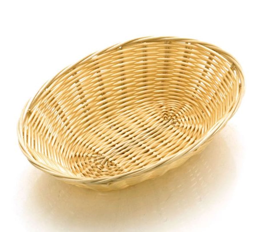 Brauðkarfa plast 23 cm.